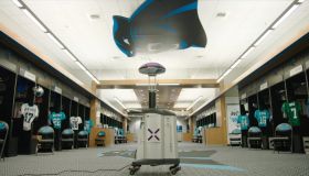 Carolina Panthers Sanatize Robot