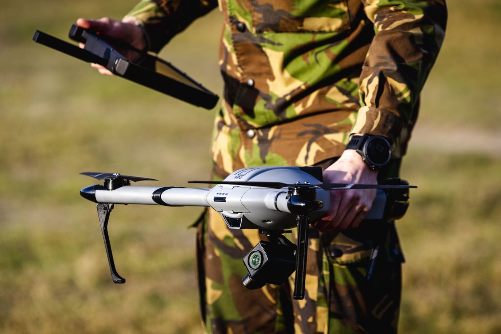 NETHERLANDS-DEFENCE-MILITARY-DRONE
