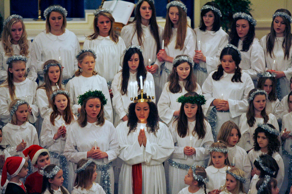 MARLIN LEVISON * mlevison@startribune.com Assign. #20010498A- December 12, 2009] GENERAL INFORMATION: The American Swedish Institute performed the Lucia Celebration of the Christmas season with a choral offering at Augustana Lutheran Church in downtown