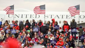 President Donald Trump Holds Campaign Rally At Reading Pennsylvania Airport