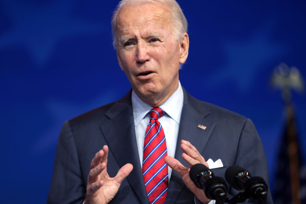 President-Elect Biden Delivers Remarks On Final Jobs Report Of 2020