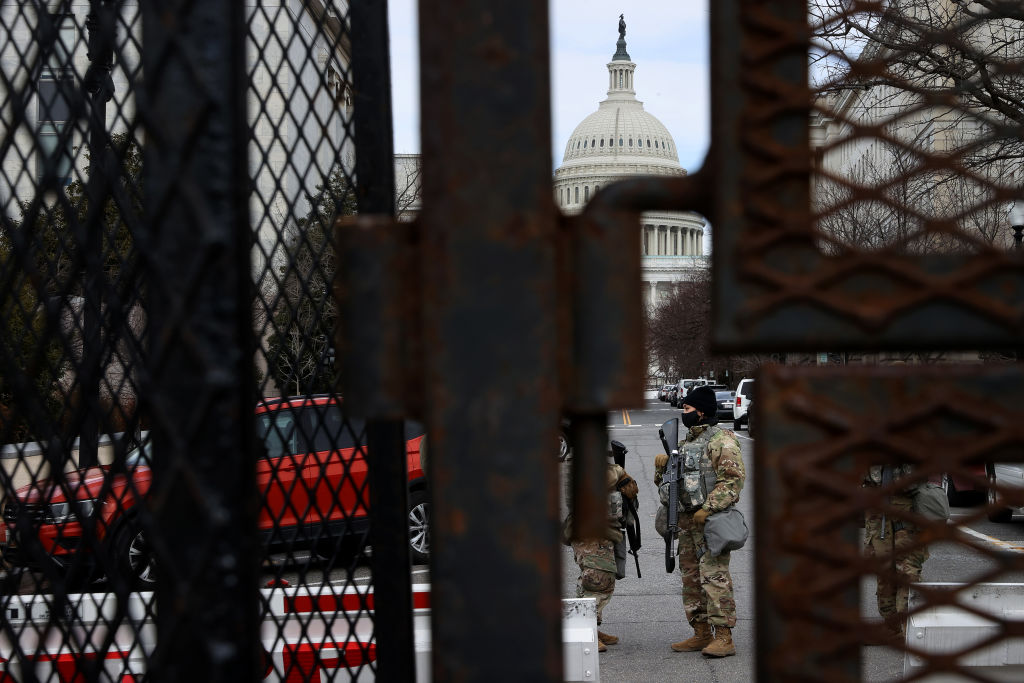 Increased Security Remains Around Capitol Hill In Washington, DC