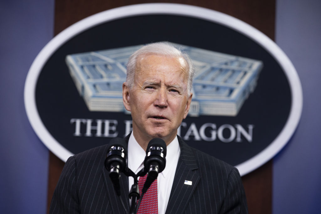 President Biden Speaks To Department of Defense Personnel At Pentagon