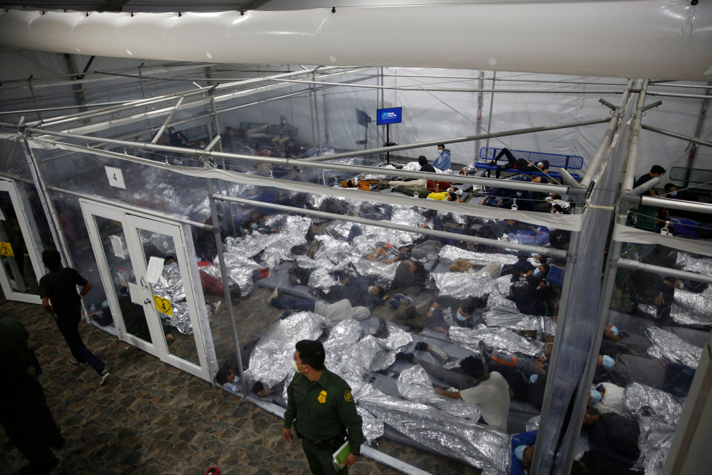 Migrants Housed In Donna, TX As Border Facilities Struggle To Handle Surge