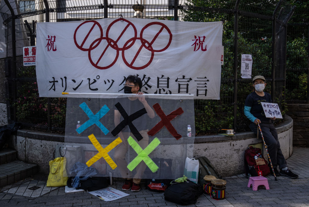 Anti-Olympics Protest Takes Place In Tokyo