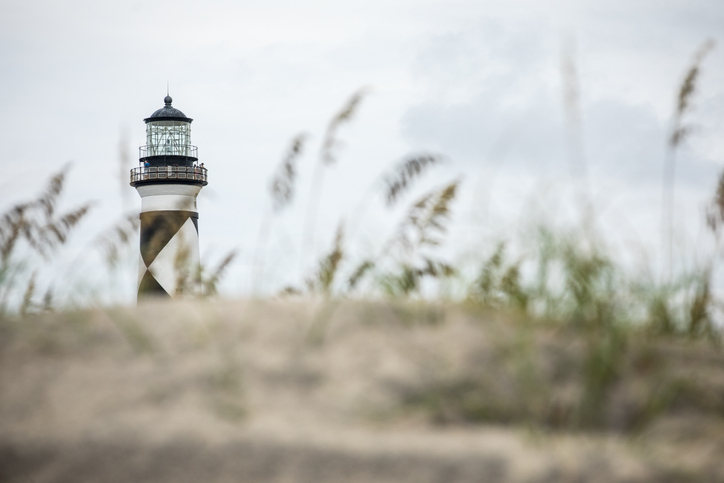 Cape Lookout Lighthouse and Sea Oats