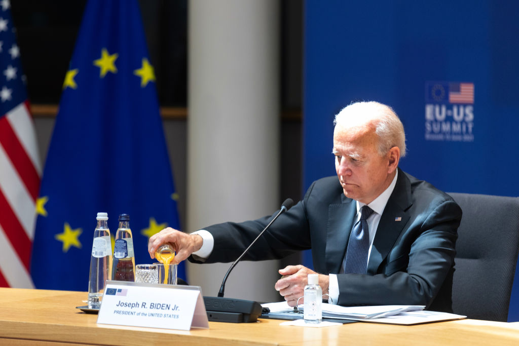 U.S. President Biden at European Union Leaders Summit