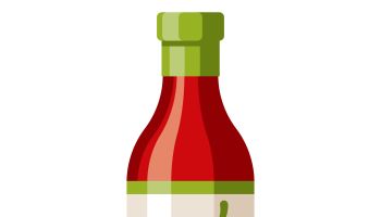 Hot Sauce Icon on Transparent Background