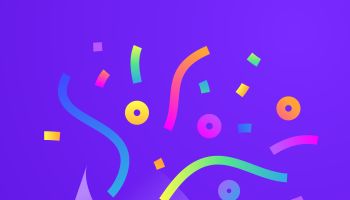 Celebration Party Confetti Abstract