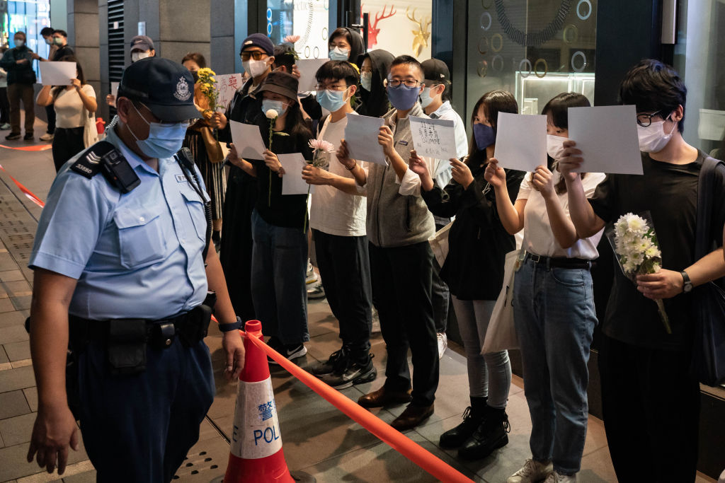 Hong Kongers Protest China's Zero-Covid Policies