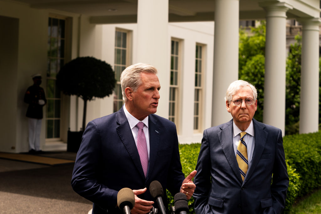 Republican leaders Kevin McCarthy & Mitch McConnell