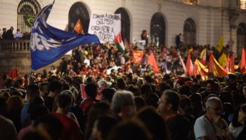 Democracy protests continue in Rio de Janeiro