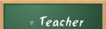 Teacher Appreciation Week written on school blackboard, green school chalkboard, vector illustration