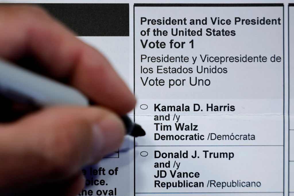 2024 Maryland Ballots For November's Presidential Election