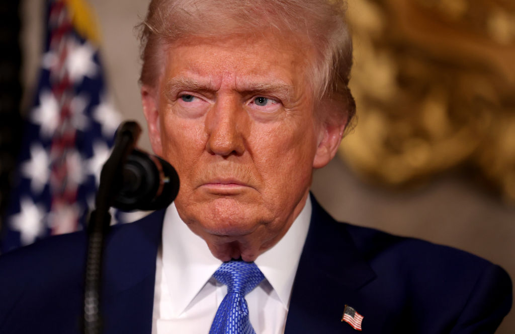 President Trump Signs Executive Orders At Mar-a-Lago In Palm Beach, Florida