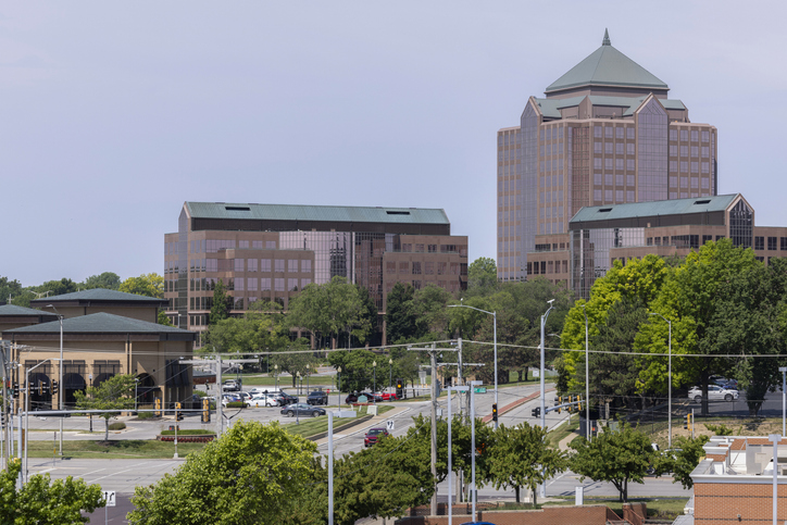 Overland Park Kansas Skyline