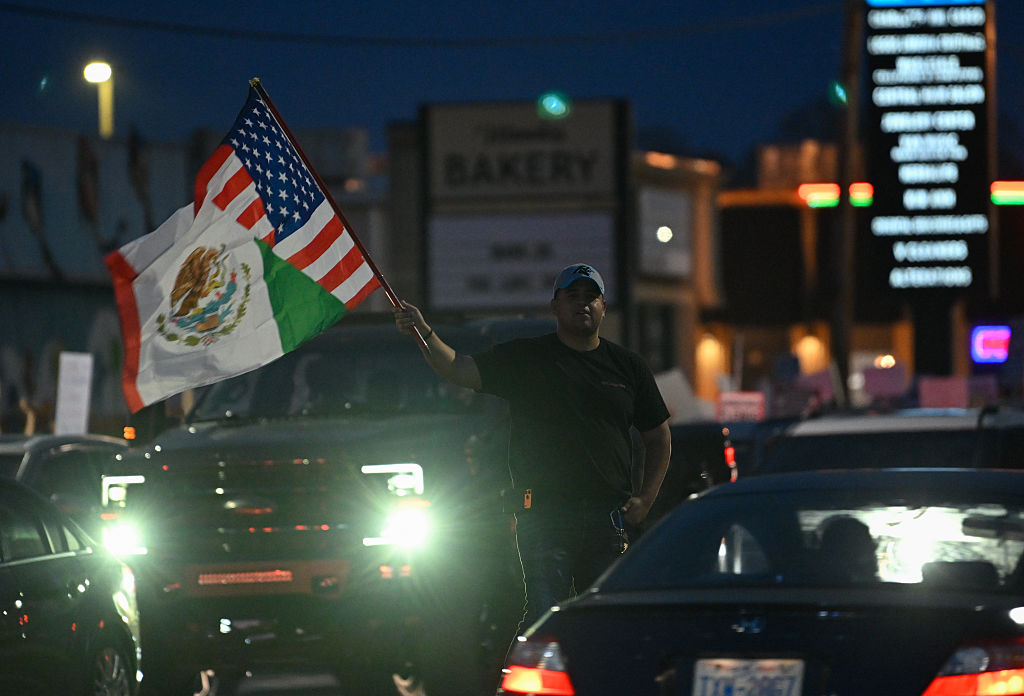 Mass mobilization for immigrant rights in Charlotte, US
